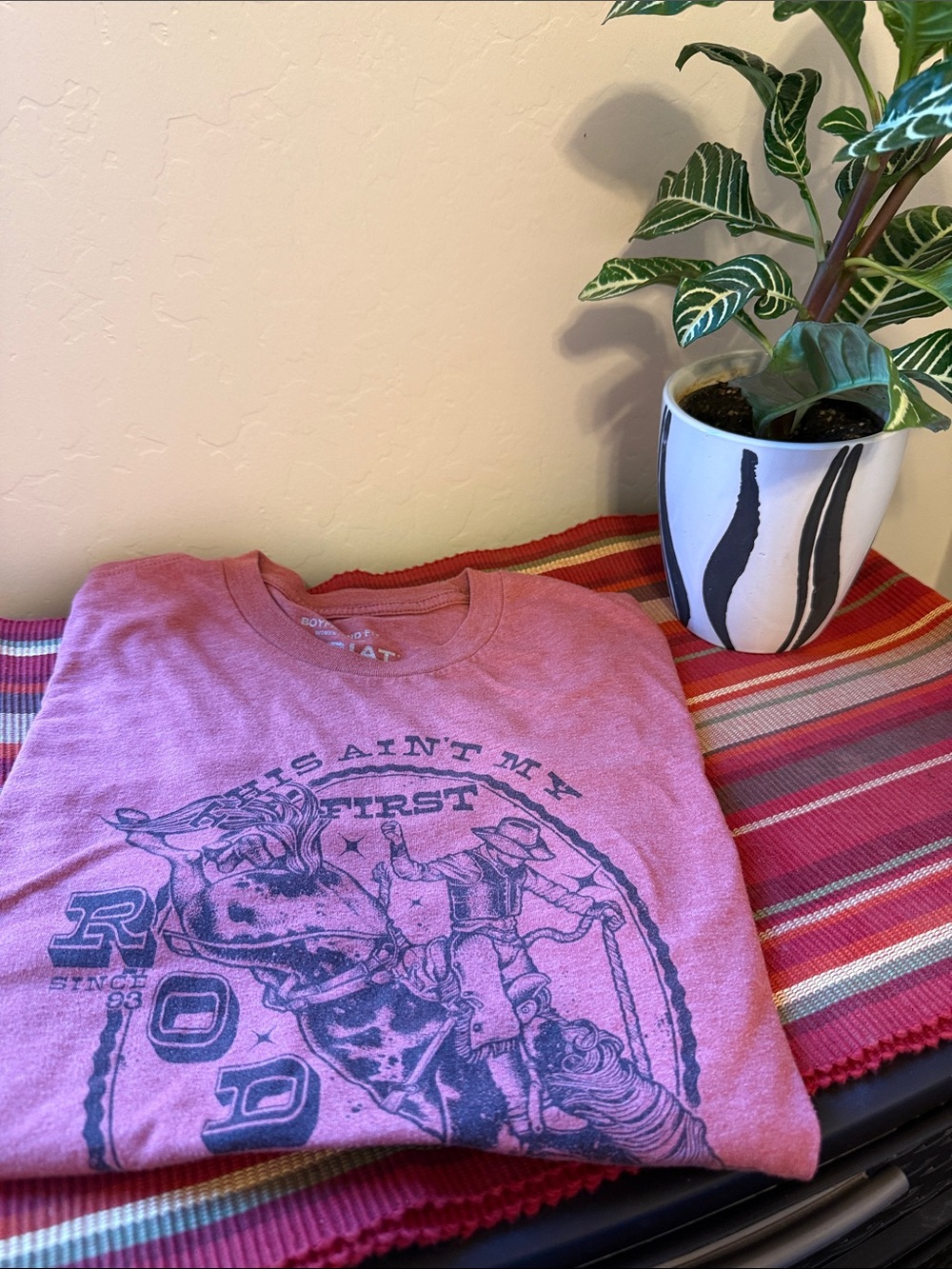 Ariat Women’s Rust Red Rodeo Graphic Short Sleeve Tee